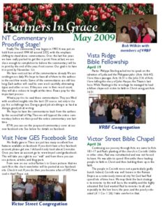 Partners in Grace Cover - May 2009