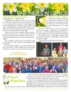 Partners in Grace Cover - May 2010