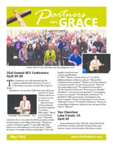 Partners in Grace Cover - May 2016