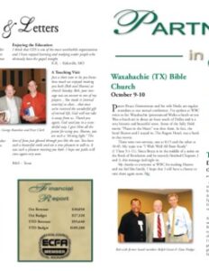 Partners in Grace Cover - November 2004