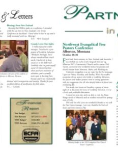 Partners in Grace Cover - November 2005