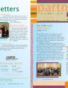 Partners in Grace Cover - November 2006