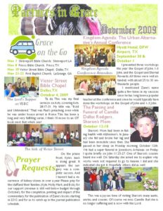 Partners in Grace Cover - November 2009