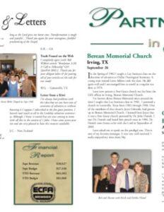 Partners in Grace Cover - October 2004