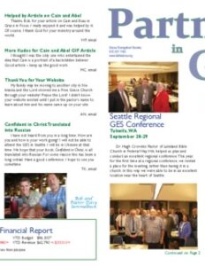 Partners in Grace Cover - October 2007