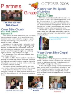 Partners in Grace Cover - October 2008