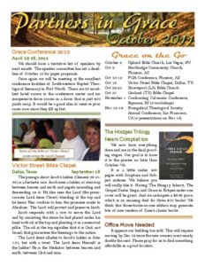 Partners in Grace Cover - October 2011