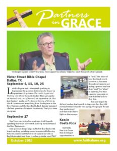 Partners in Grace Cover - October 2016