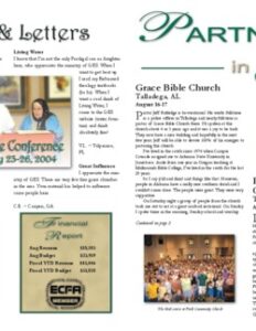 Partners in Grace Cover - September 2003