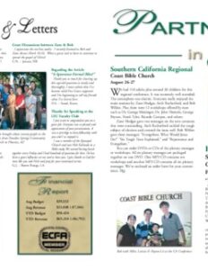 Partners in Grace Cover - September 2005