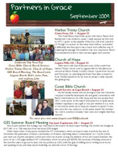 Partners in Grace Cover - September 2009