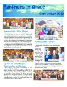 Partners in Grace Cover - September 2012