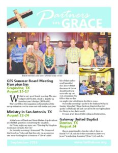 Partners in Grace Cover - September 2014