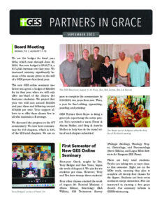 Partners in Grace Cover - September 2023