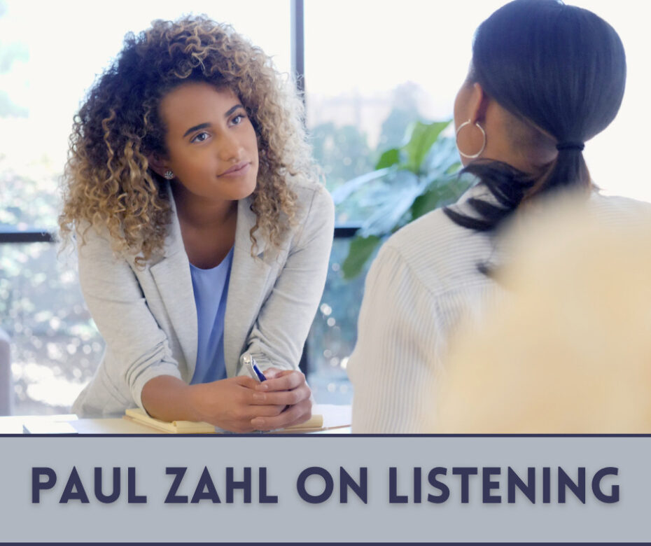 Paul Zahl on Listening 