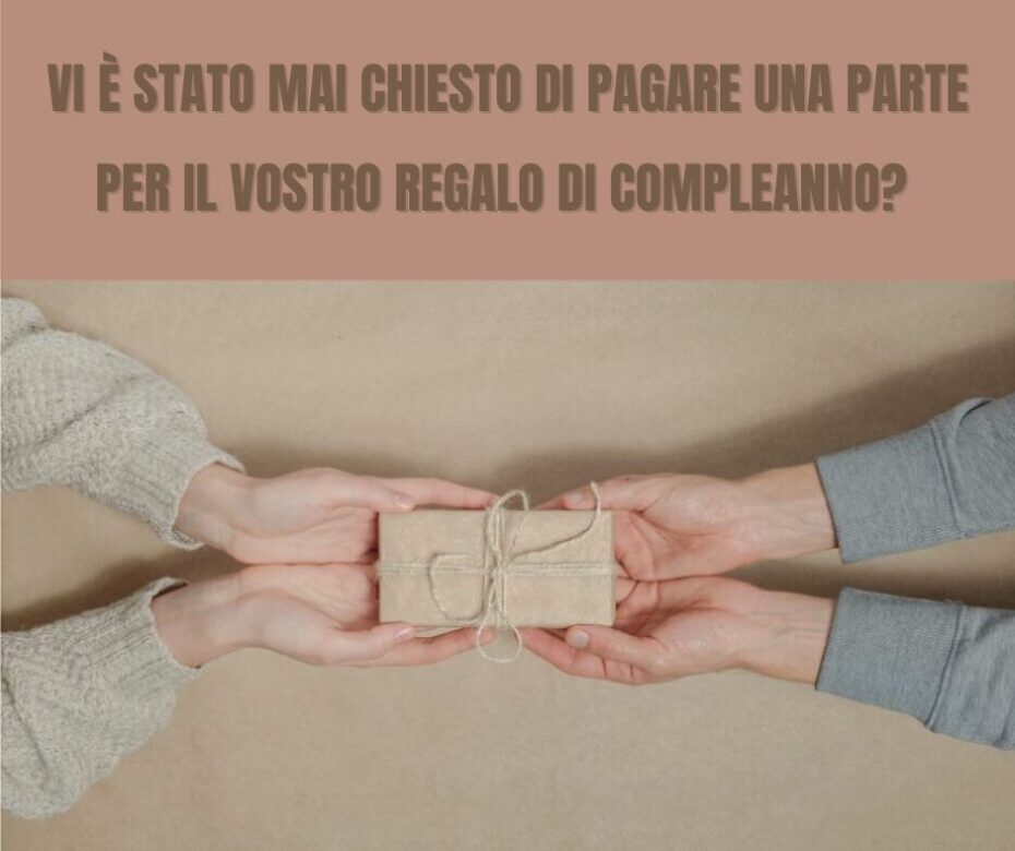 Perché non potete comprarvi un regalo?