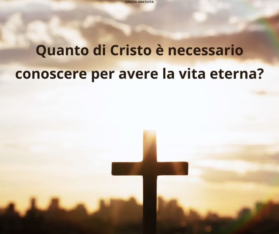 Salvezza e la Persona Cristo