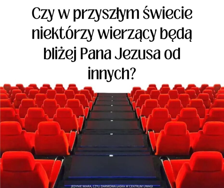 Siedząc w pierwszym rzędzie