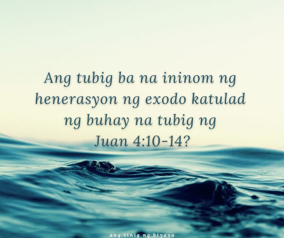 TINUTURO BA NG 1 CORINTO 10