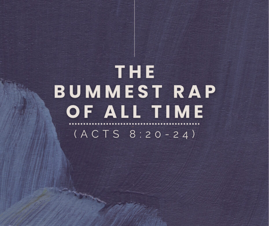 The Bummest Rap of All Time