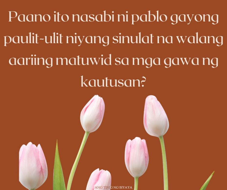 Tunay Bang Walang Kapintasan Si Pablo Bago Siya Nakarating Sa Pananampalataya Kay Cristo? Filipos 3