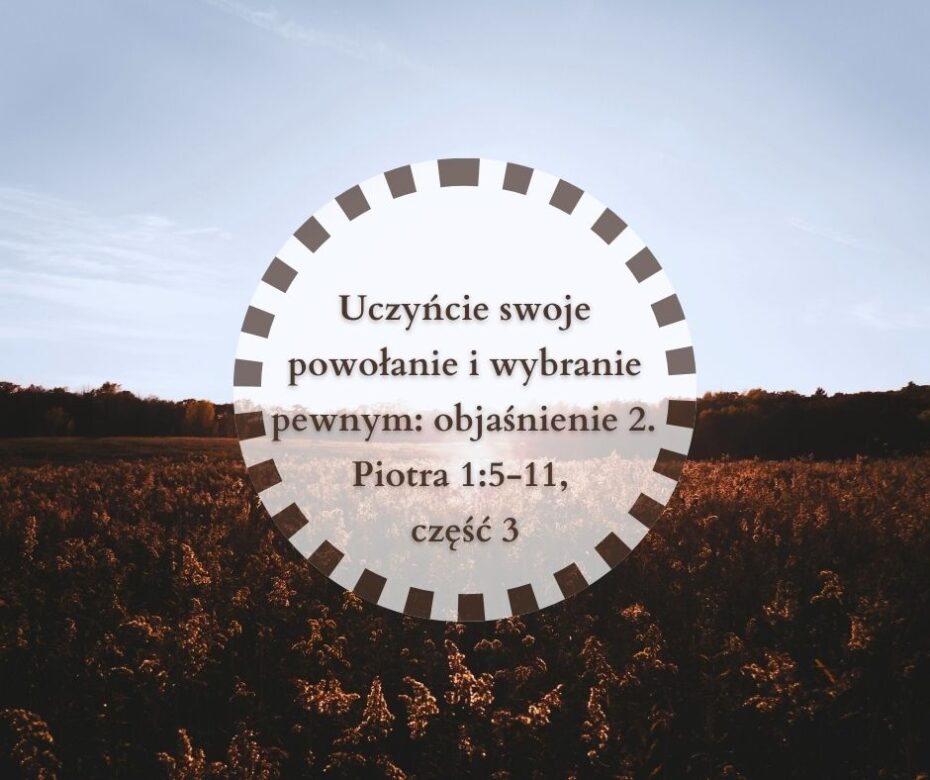 Uczyńcie swoje powołanie i wybranie pewnym3
