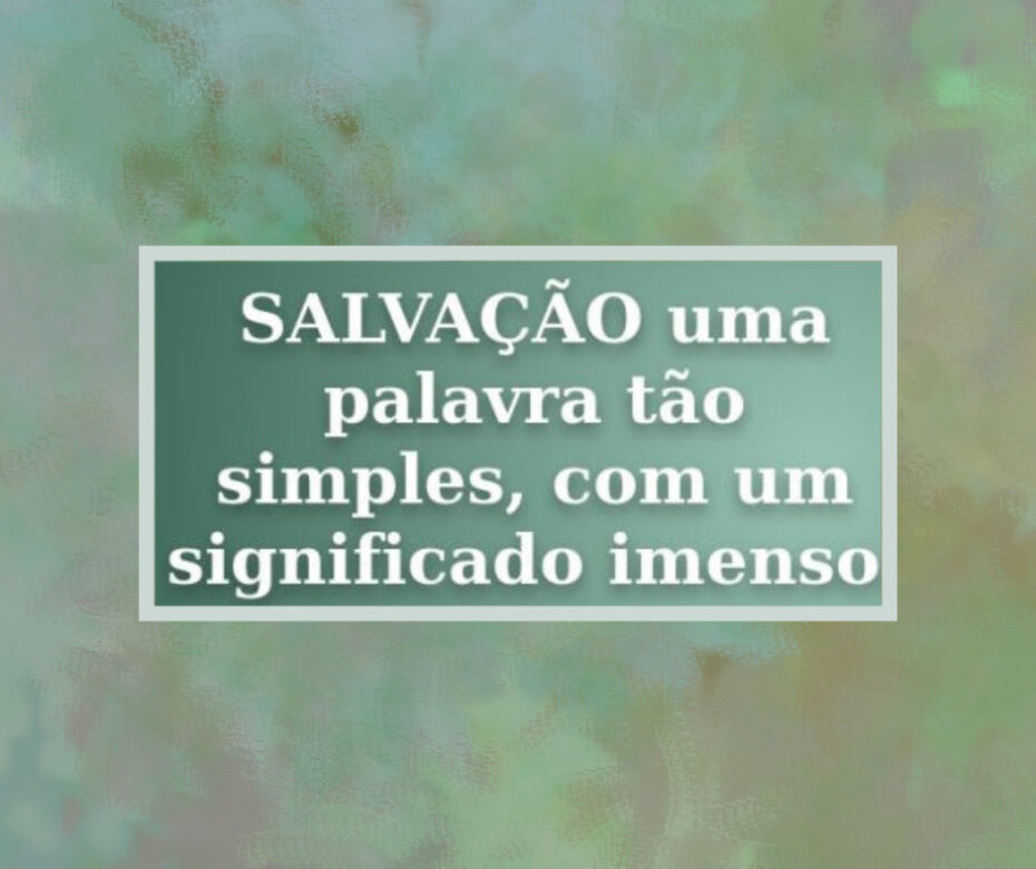 Você pode confiar na salvação simples_