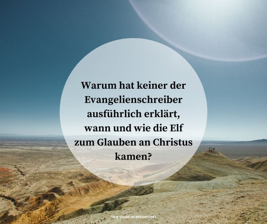 Wann wurden die elf Jünger wiedergeboren?