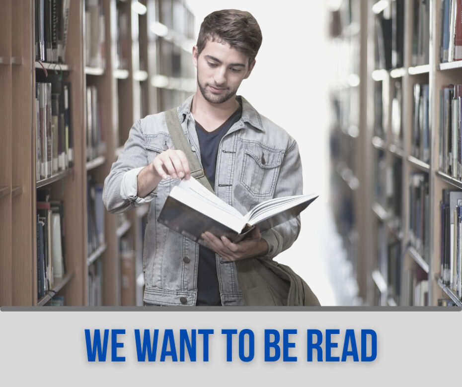 We Want to Be Read