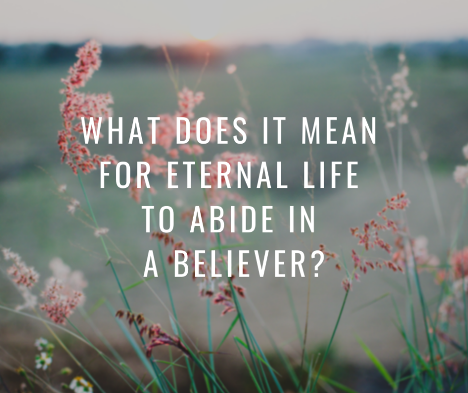 What Does It Mean for Eternal Life to Abide in a Believer_
