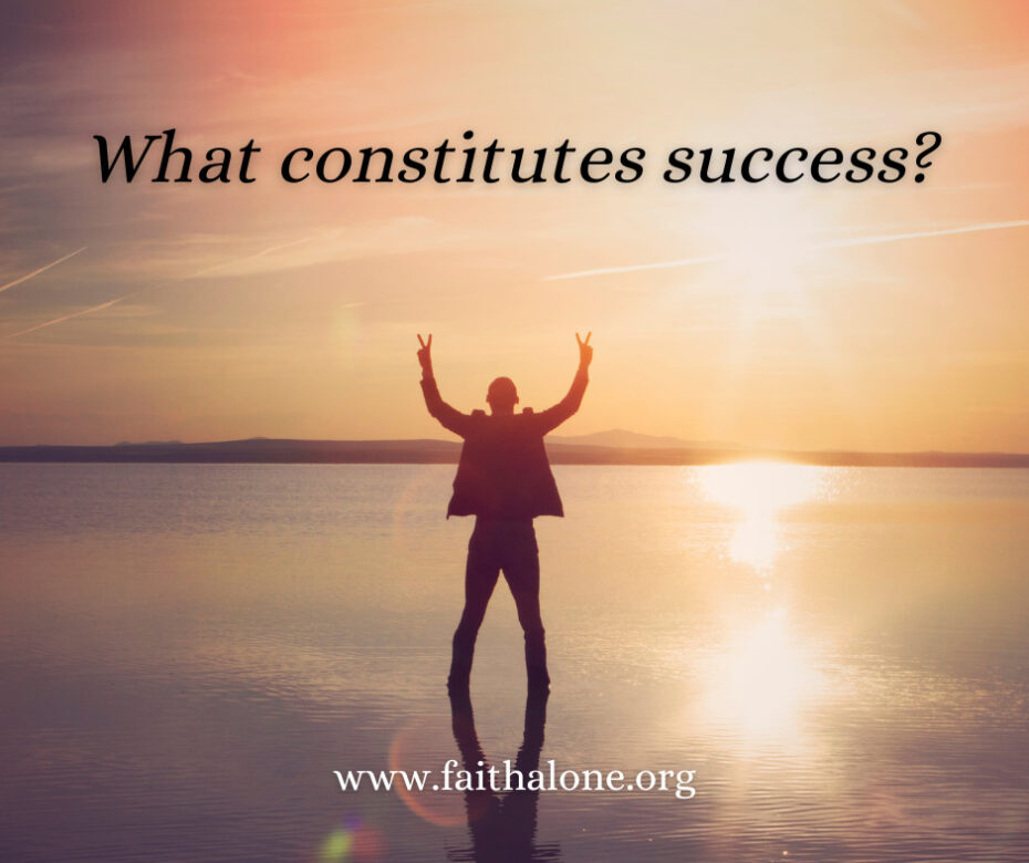 What constitutes success