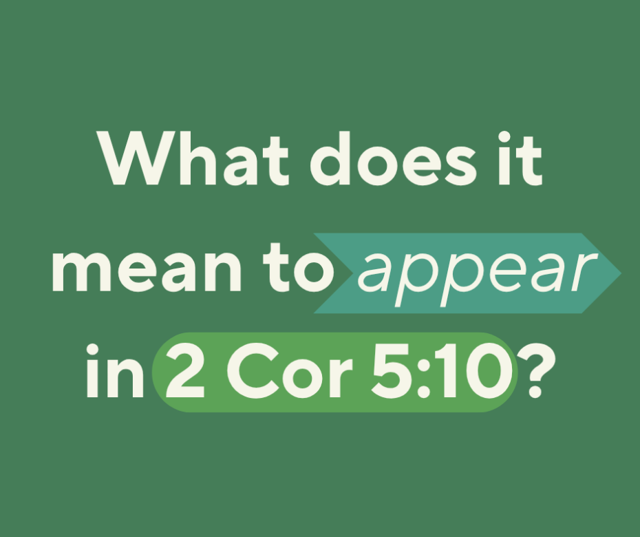 What does appear mean