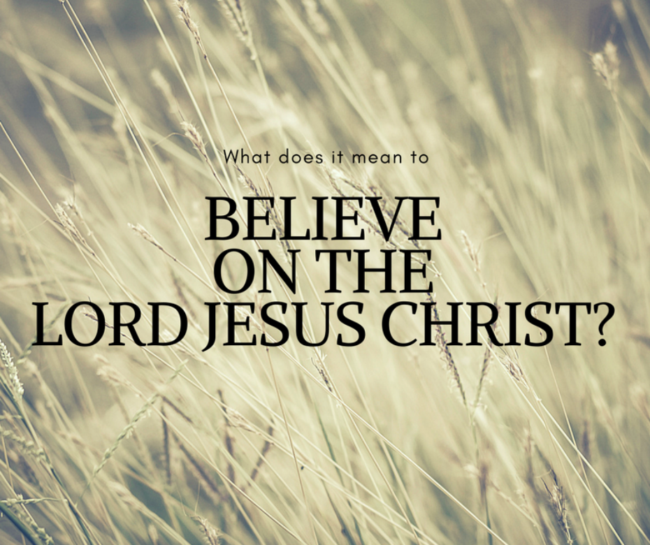 What does it mean to Believe