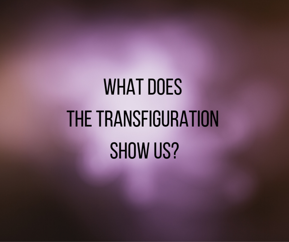 What does the Transfiguration show us_
