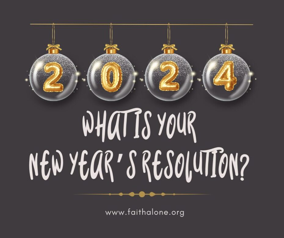 What is your New Year’s resolution