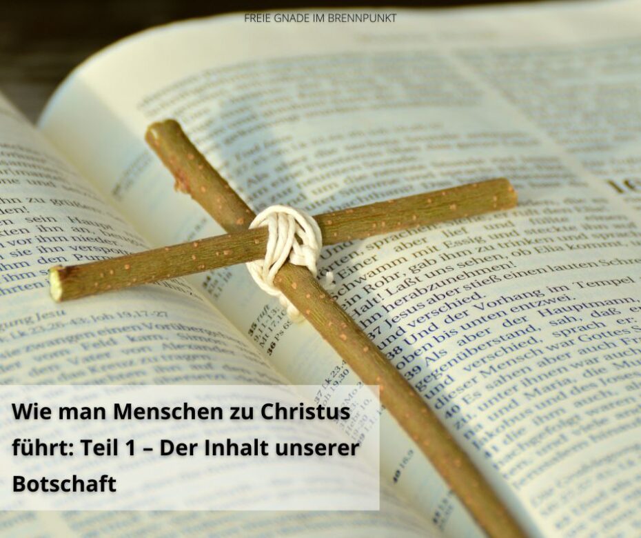 Wie man Menschen zu Christus führt