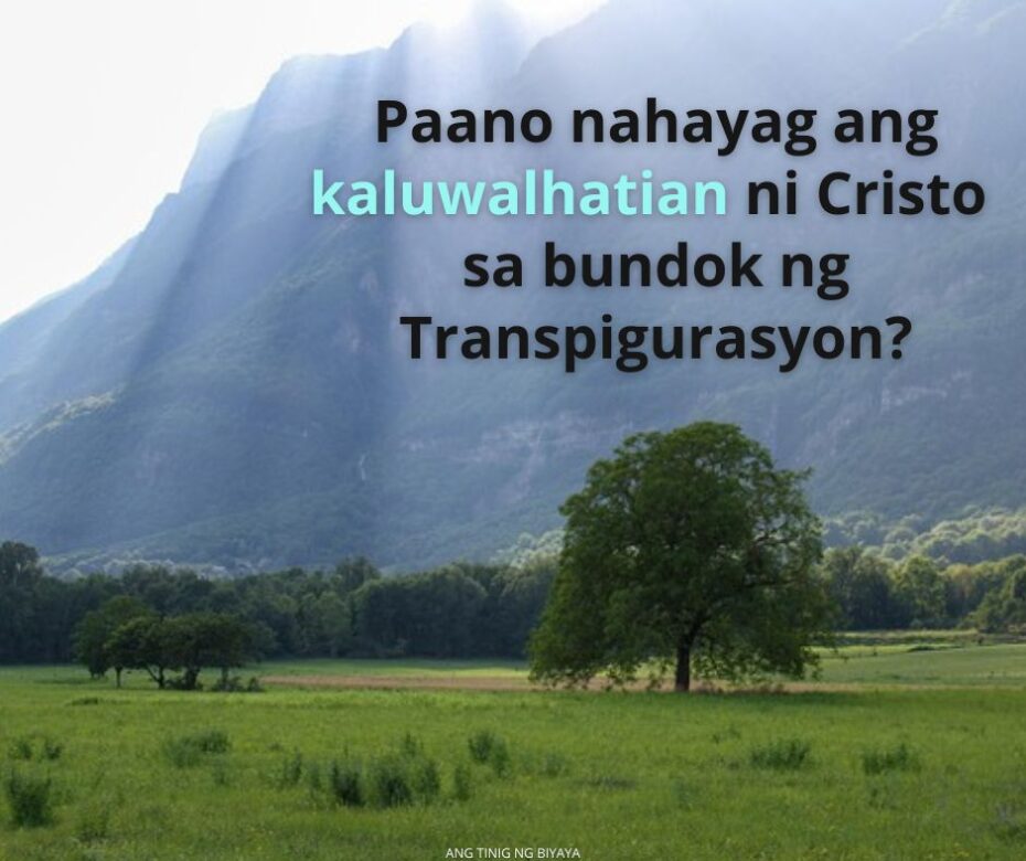 ipinangakong kaluwalhatian (lukas 9