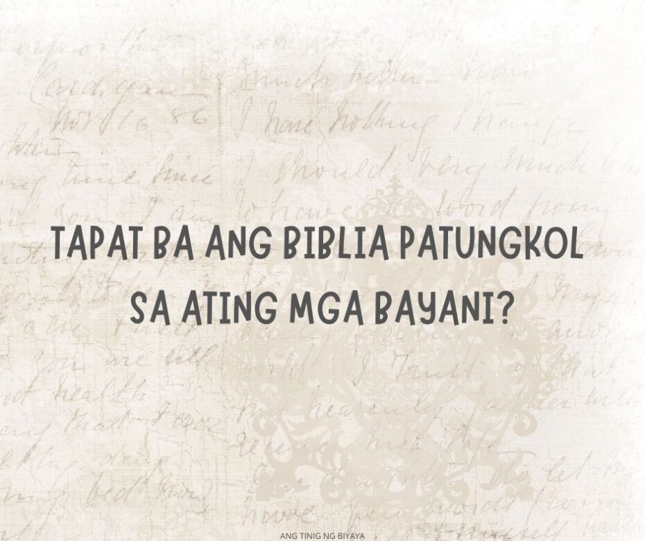 mga kulugo sa ating mga bayani (marcos 14