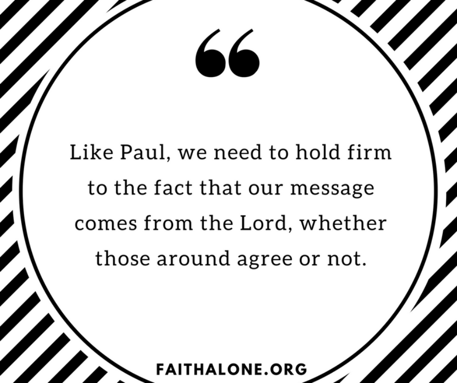 source of our message