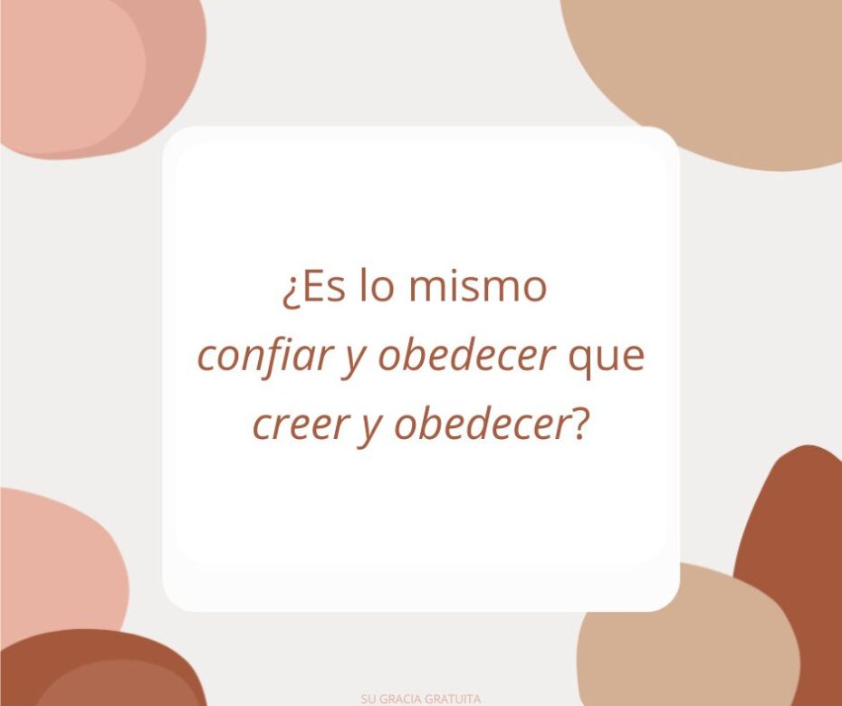 ¿Cuál es la diferencia entre confiar en Dios y creerlo?