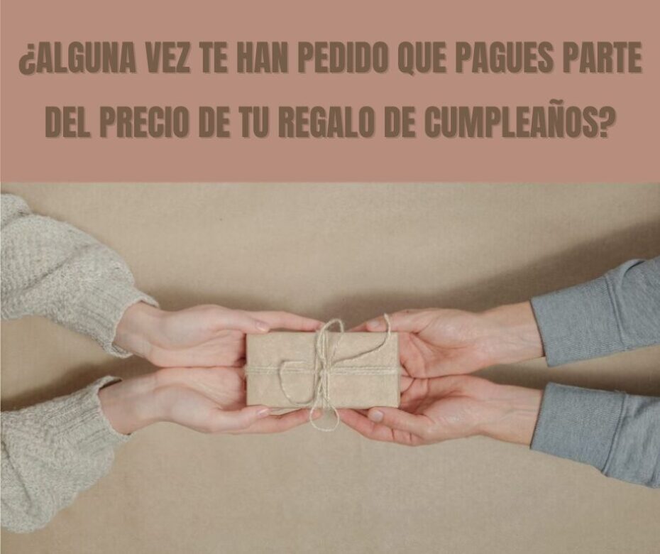 ¿Por qué no puedes comprarte un regalo?