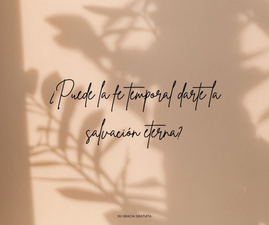 ¿Son salvos los creyentes del suelo pedregoso?