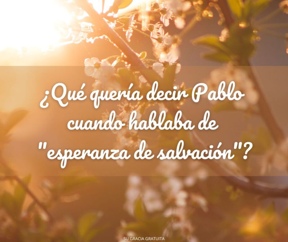 ¿Tienes la esperanza de salvación?