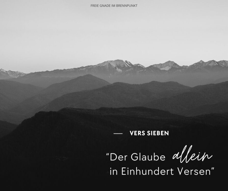 „Der Glaube allein, in Einhundert Versen“