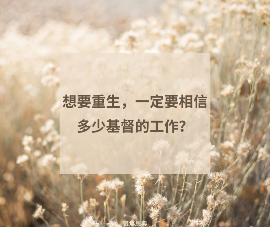 基督的工作在救恩中的角色